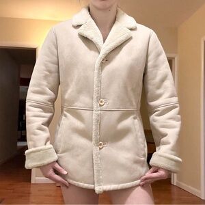 Gallery Beige Shearling Jacket